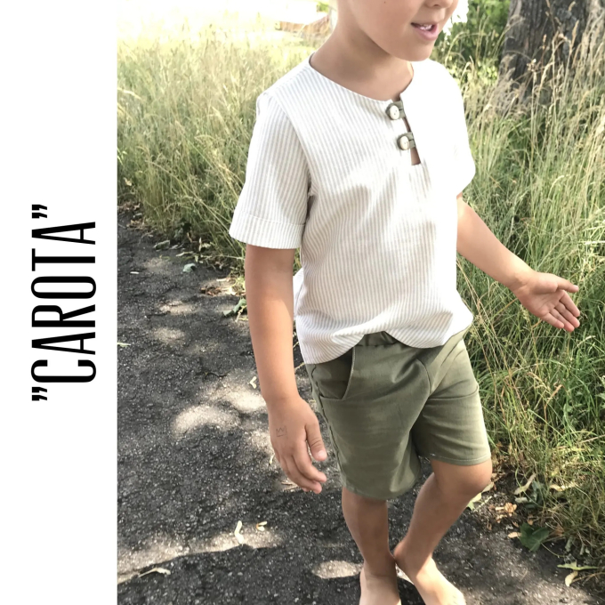 E-Book JusAsuj Kinderhemd Carota, en allemand