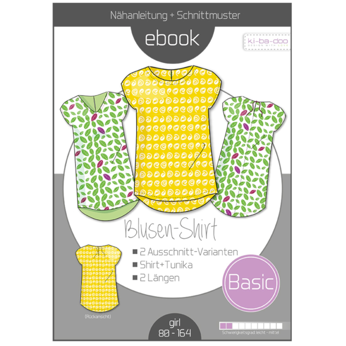 E-Book Ki-Ba-Doo Basic Blouse-Shirt Kids, Duits