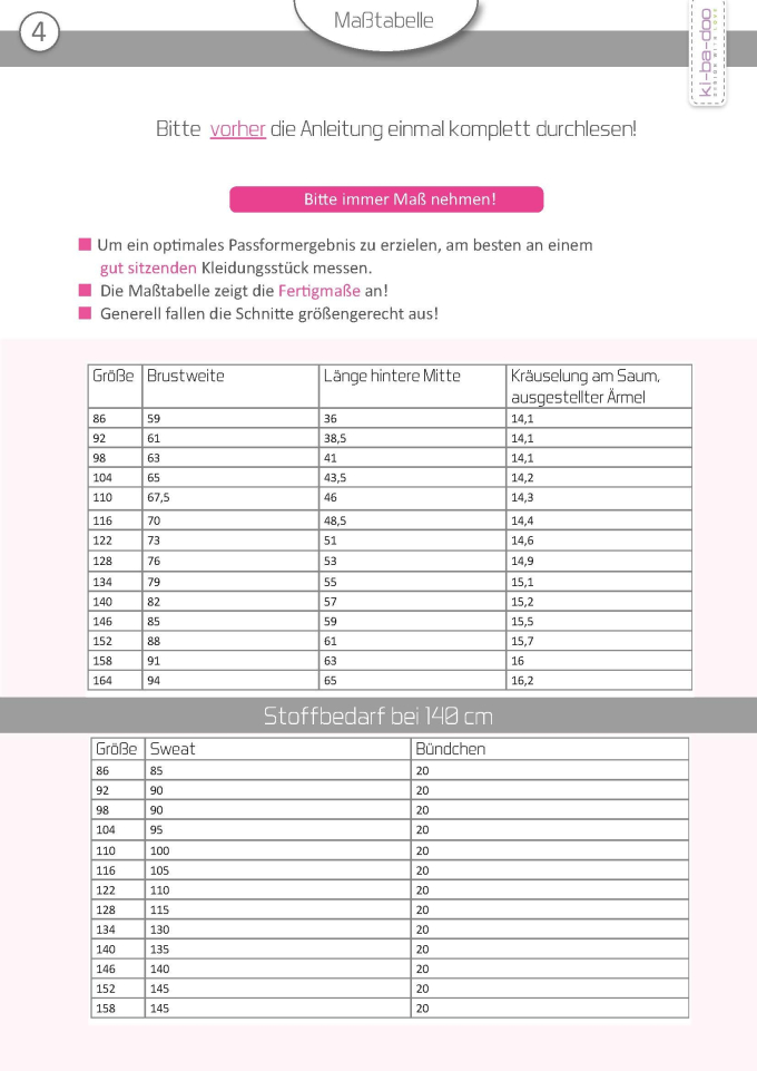 E-Book Ki-Ba-Doo Basic Oversize Hoodie Kids, en allemand
