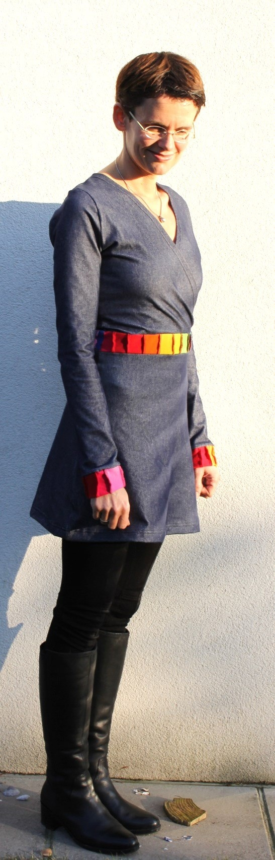 E-Book Ki-Ba-Doo Basic Wrapped Dress Woman, german