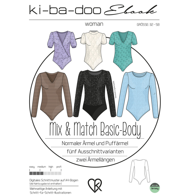 E-book Ki-Ba-Doo Mix & Match Basic-Body, Duits
