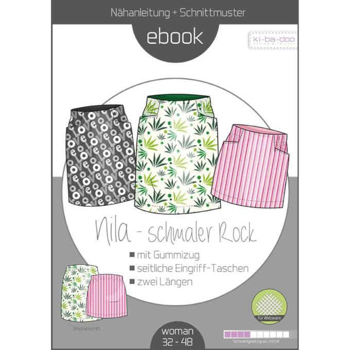 E-Book Ki-Ba-Doo schmaler Rock Nila, german