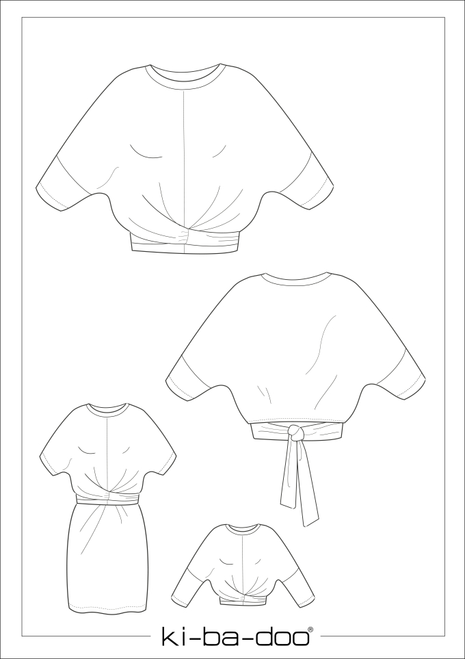 E-book Ki-Ba-Doo Teja Wickelshirt / Jurk, Duits
