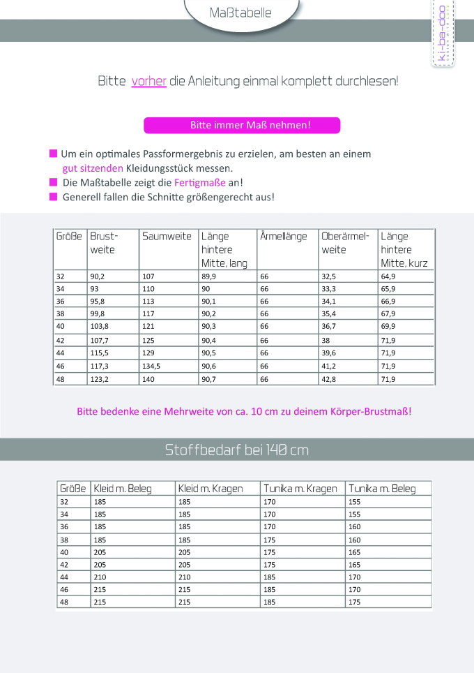 E-Book Ki-Ba-Doo Tessa Webware-Kleid, Duits
