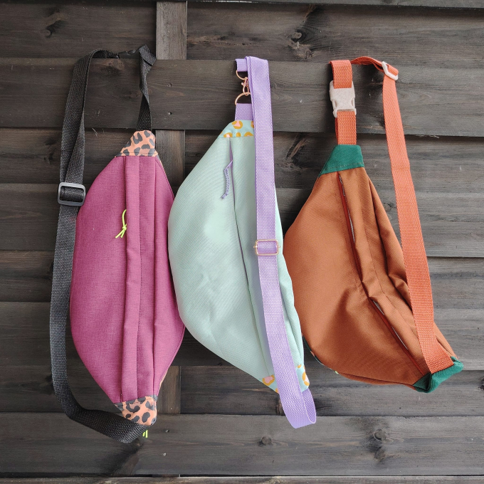 Patron sac banane pdf Fancy Hipbag Klimperklein, en allemand