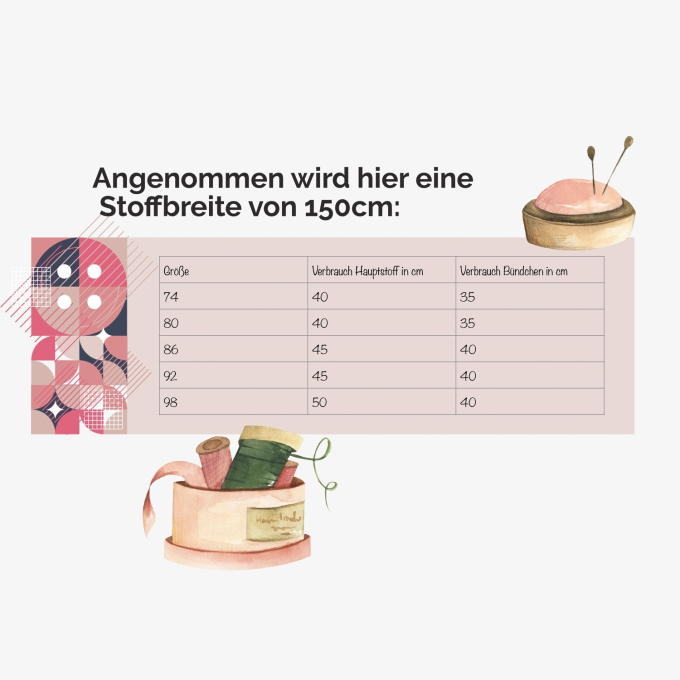 Patron pantalon enfant pdf Süße Pumpi Knopf und Nadel