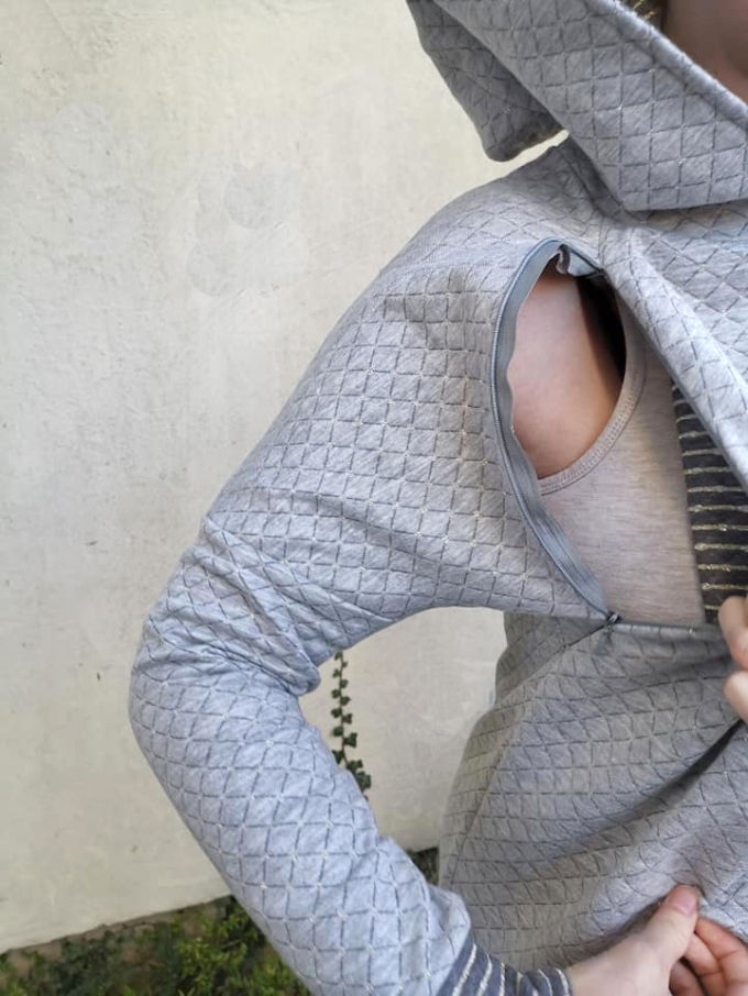 E-Book Königin Mutter Hoodie Alexia mit Stillfunktion, duits