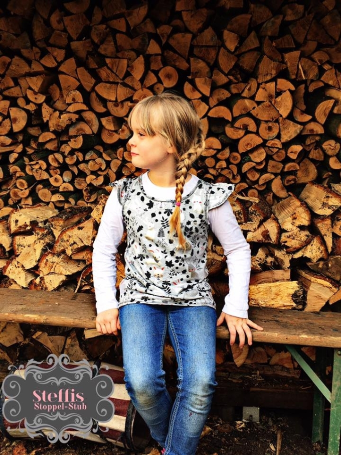 Patron robe/gilet pull pdf enfant Salto Königin Mutter, en allemand