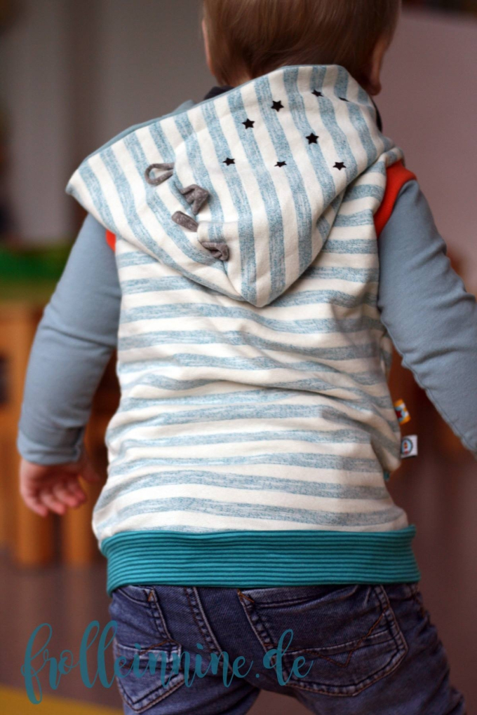 Patron robe/gilet pull pdf enfant Salto Königin Mutter, en allemand