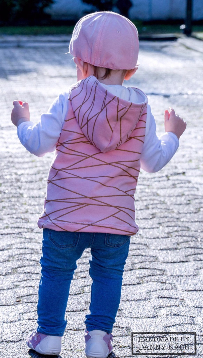 Patron robe/gilet pull pdf enfant Salto Königin Mutter, en allemand