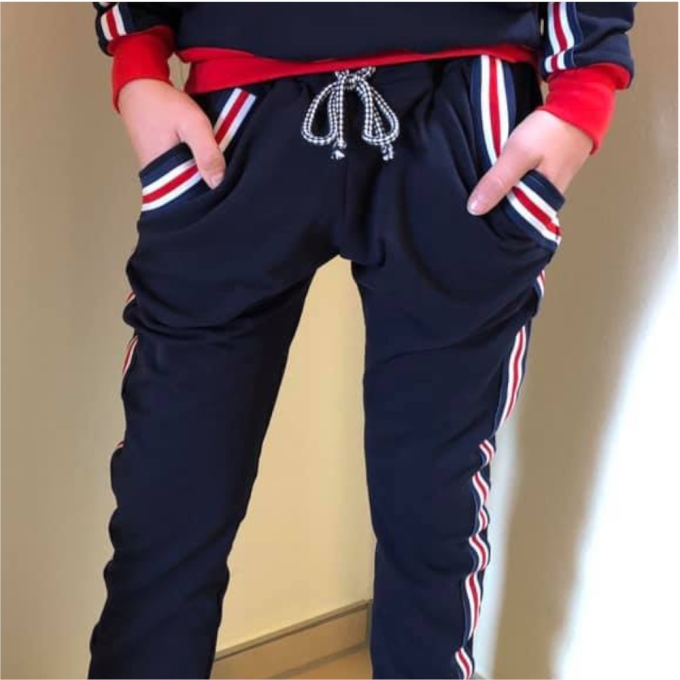 Patron pantalon sweat pdf enfant Bombom Teens Königin Mutter, en allemand