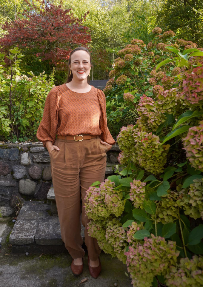 E-book Konfetti Patterns Dames blouse Regine, Duits