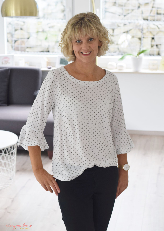 E-book Konfetti Patterns Dames blouse Trude, Duits