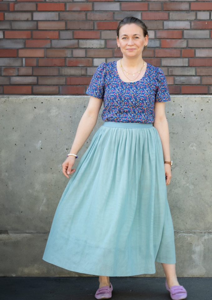 E-book Konfetti Patterns damesshirt Ida, Duits