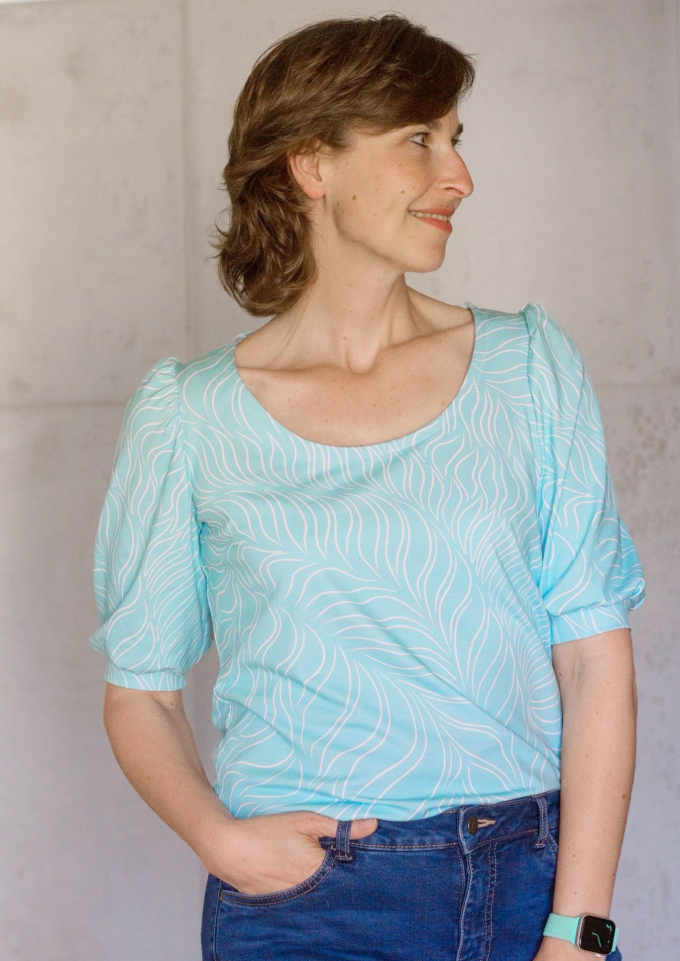 E-book Konfetti Patterns damesshirt Ida, Duits
