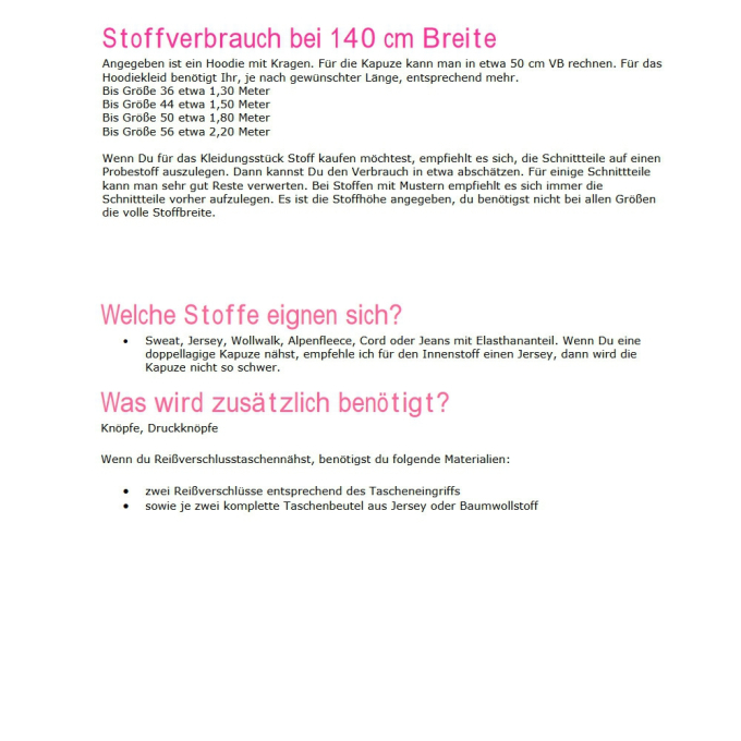 E-Book Küstenschnitt Dames hoodie Meine Ylvie Curvy, duits