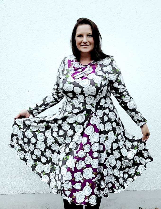 E-Book Küstenschnitt Damenkleid Valentina Curvy