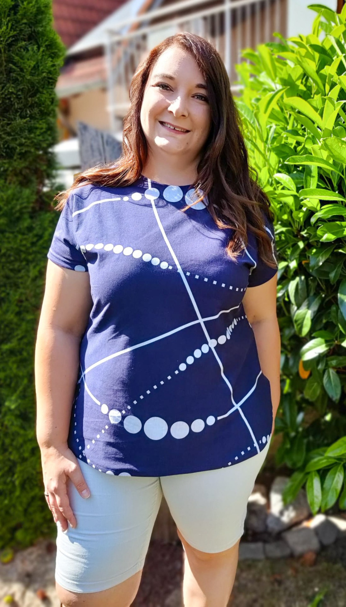 E-Book Küstenschnitt Damesjurk/Shirt Lena Curvy, duits