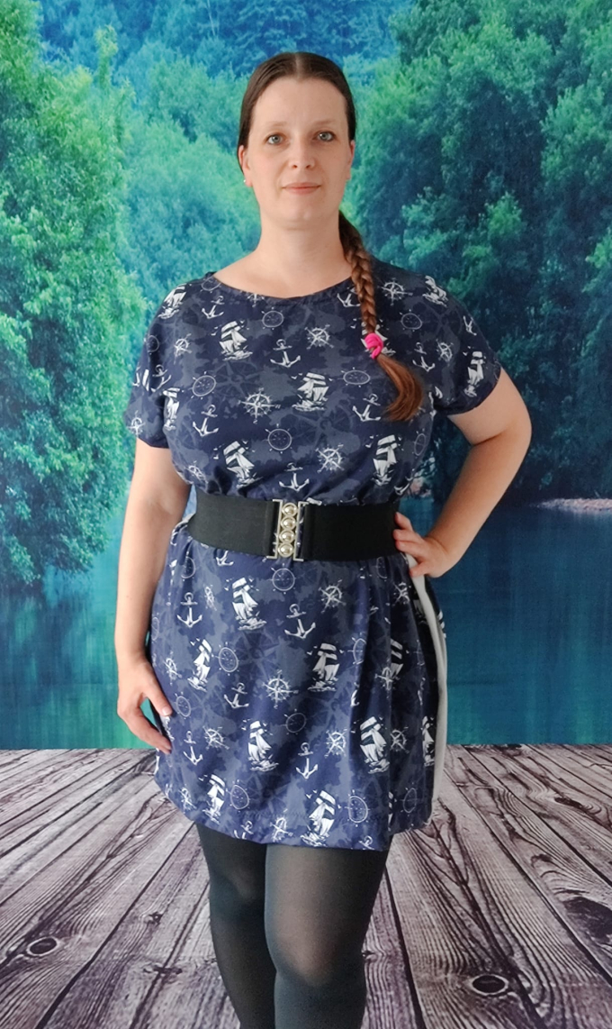 E-Book Küstenschnitt Damesjurk/Shirt Lena Curvy, duits