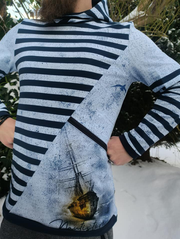 E-book Küstenschnitt herenshirt Helge, Duits