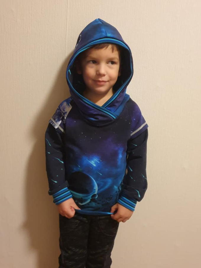 E-Book Küstenschnitt Kinderhoodie Jan/Janne Maxi, duits