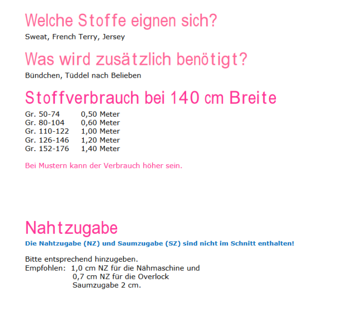 E-Book Küstenschnitt Kinderhose Mika Mini