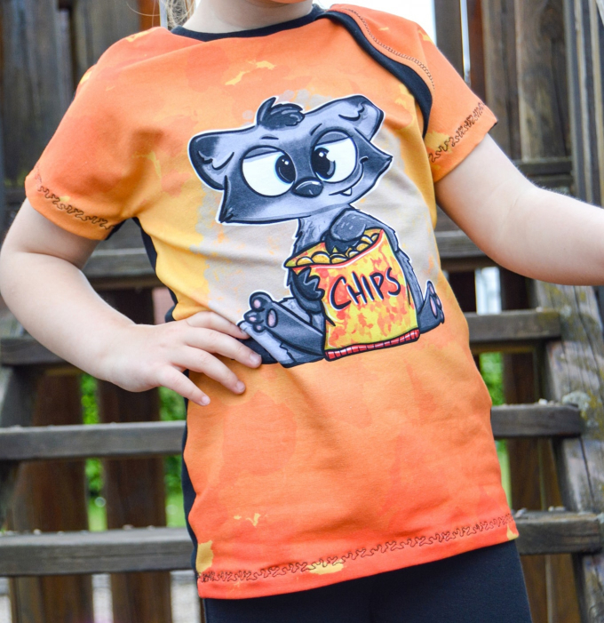 Ebook patron t-shirt Enfant Lenchen Maxi Küstenschnitt, en allemand