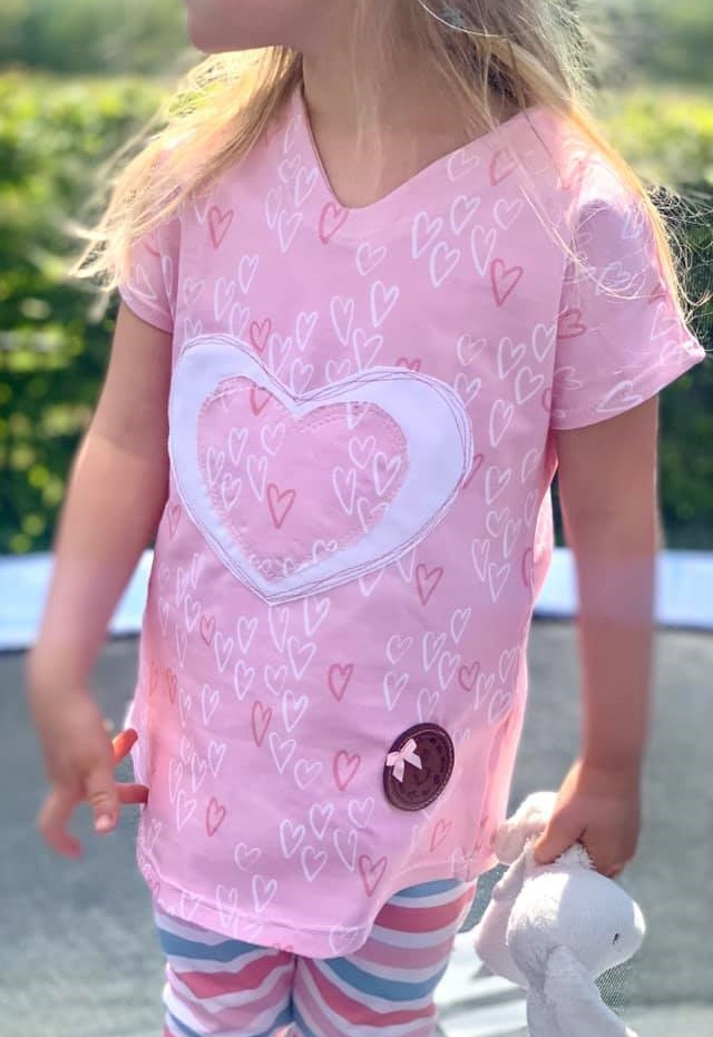 Ebook patron t-shirt Enfant Lenchen Maxi Küstenschnitt, en allemand