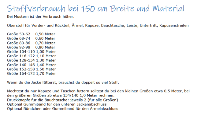 E-Book Küstenschnitt Windbreaker Vindjakke Kids Maxi