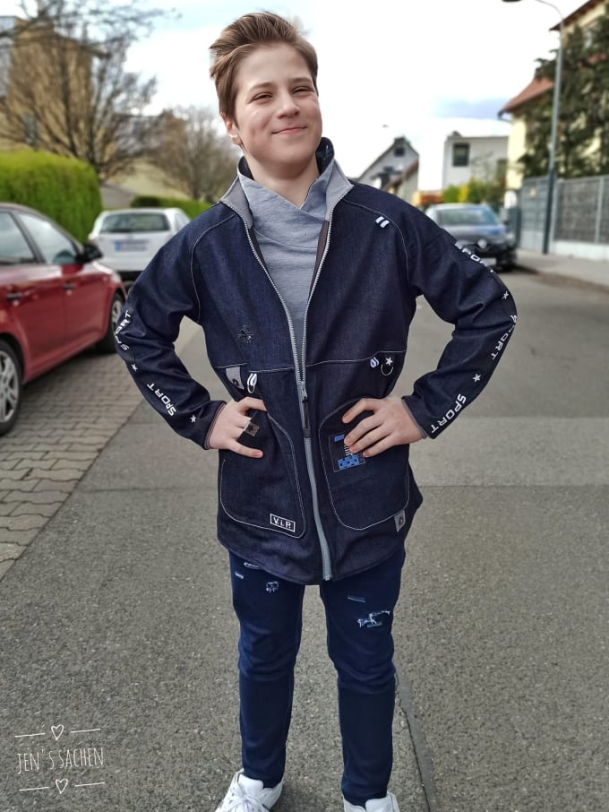 E-Book Küstenschnitt Windbreaker Vindjakke Kids Maxi