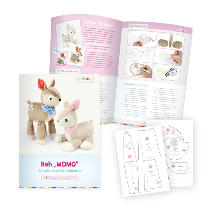 E-Book Kullaloo Kuscheltier Reh Momo, duits