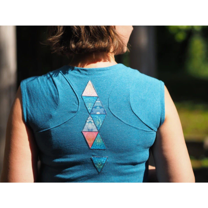Ebook patron top / t-shirt femme Trollslända Kystbarn, en allemand
