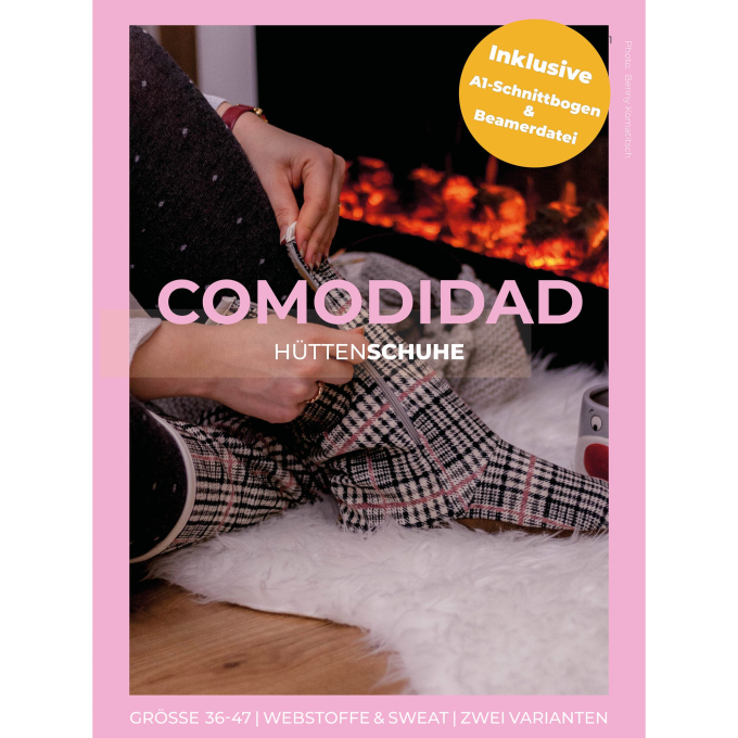 E-Book LaLilly Herzileien Hüttenschuhe Comodidad Gr. 36-47, duits