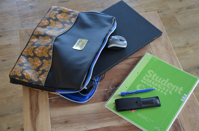 E-Book LaLilly Herzileien Laptoptasche Grande Trabajador, german