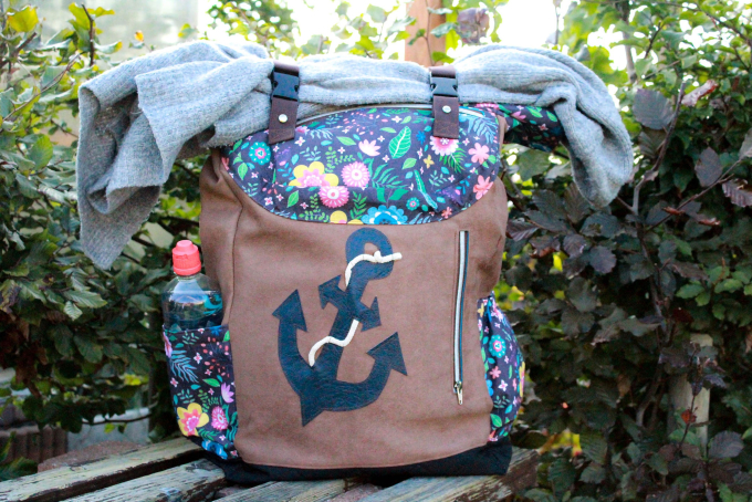 E-Book LaLilly Herzileien Rolltop-Rucksack 