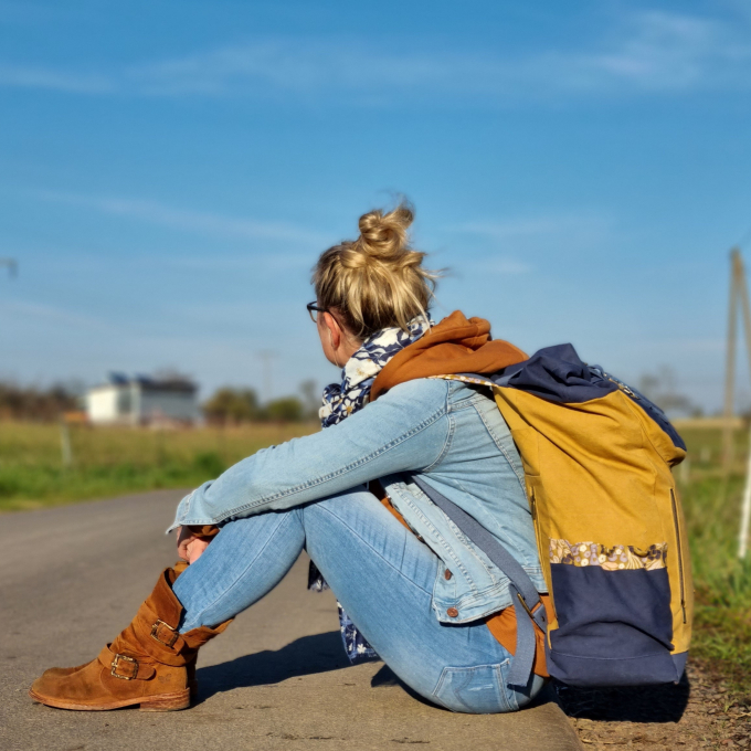 E-Book LaLilly Herzileien Rolltop-Rucksack 