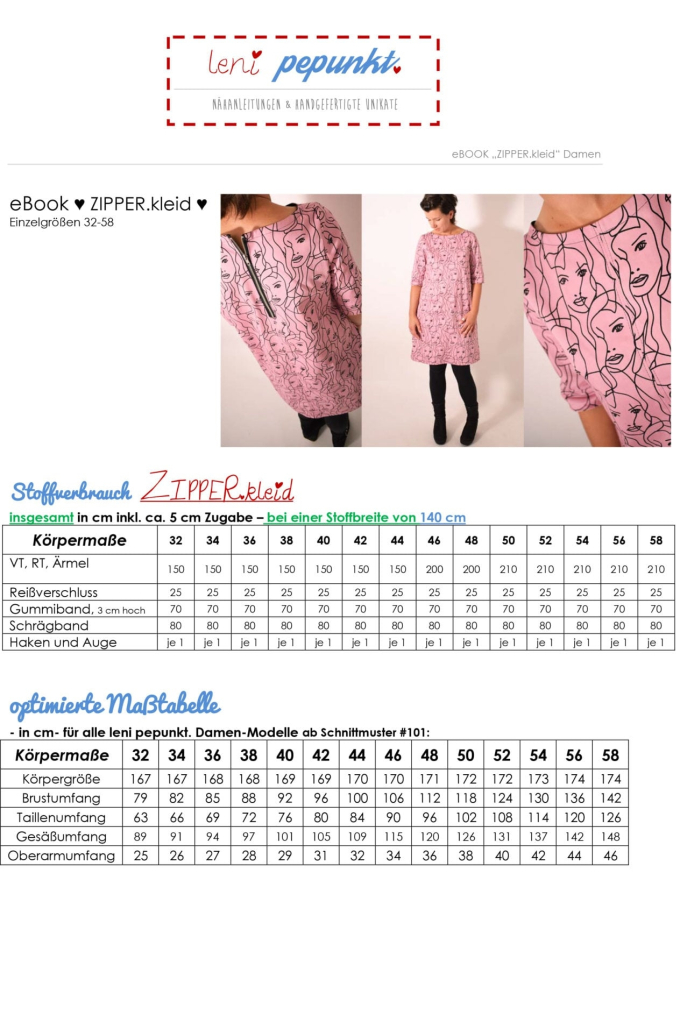 E-Book Leni Pepunkt 101 ZIPPER.kleid