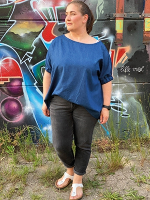 E-Book Leni Pepunkt 152 BOXY.bluse, Duits