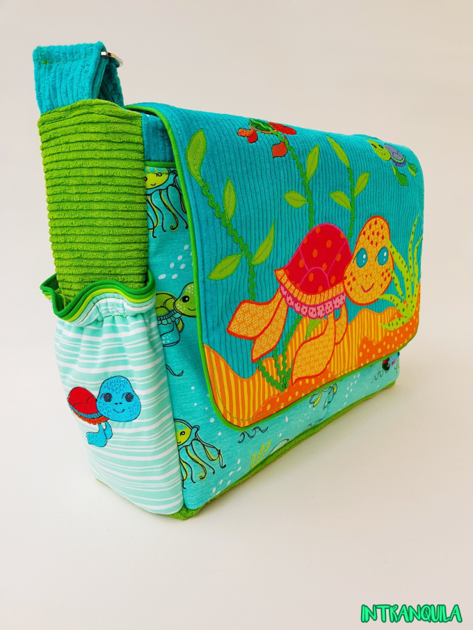 E-Book LilaMint Design MessengerBag Massachussetts6, duits