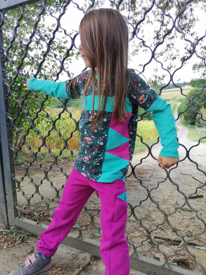 Ebook patron t-shirt / pantalon enfant Mighty Kriss Kross Lilelle Datoine, taille 122-176, en allema