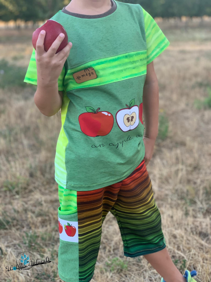 Ebook patron t-shirt / pantalon enfant Mighty Kriss Kross Lilelle Datoine, taille 122-176, en allema