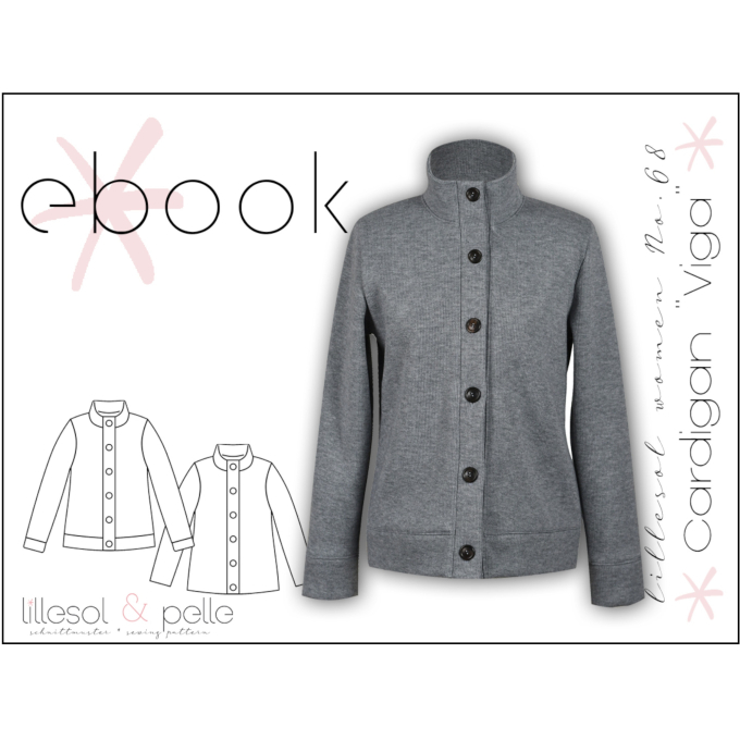 E-Book Lillesol & Pelle Cardigan Viga, german