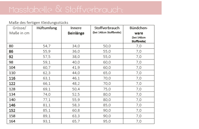 E-Book Lillesol & Pelle Freizeithose Kids, german