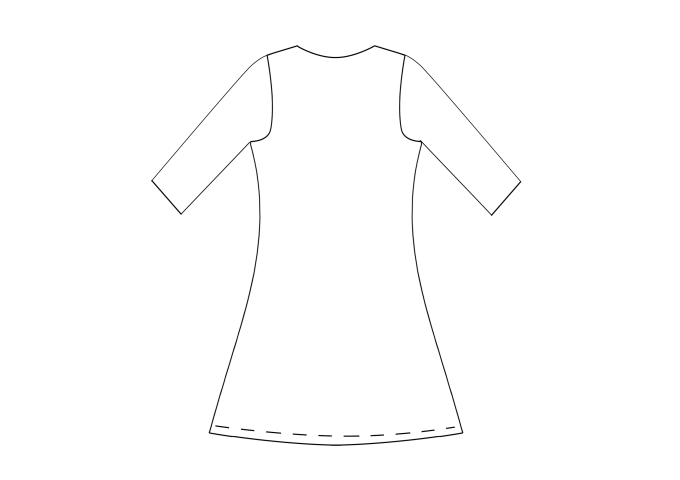E-Book Lillesol & Pelle Jersey Dress with Boat Neck Woman, german
