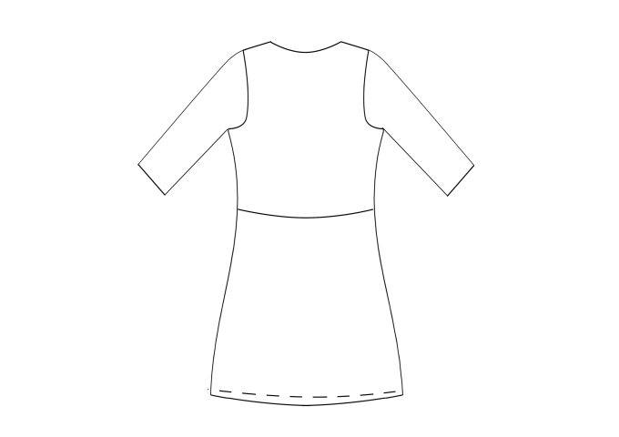 E-Book Lillesol & Pelle Jersey Dress with Boat Neck Woman, german