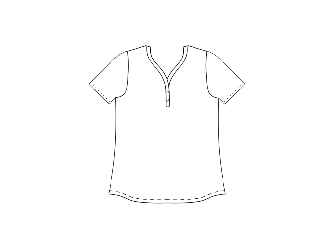 E-Book Lillesol & Pelle Button-Shirt Woman, german
