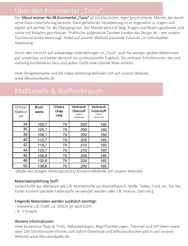 E-Book Lillesol & Pelle Kurzmantel Tavia Dames, Duits