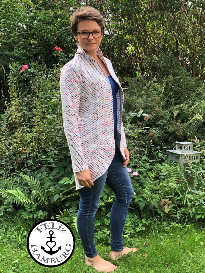 E-Book Lillesol & Pelle LongCardigan with collar Femme, en allemand