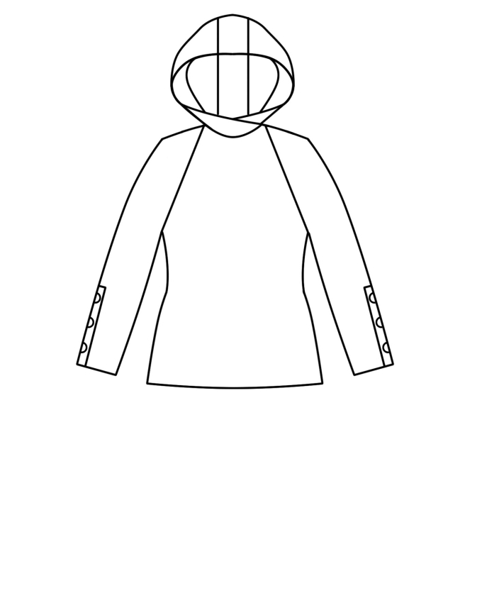 E-Book Lillesol & Pelle Raglan-Hoodie Ladies, en allemand
