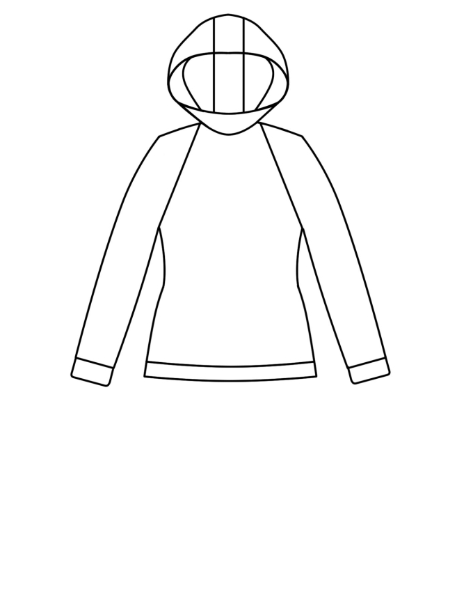 E-Book Lillesol & Pelle Raglan-Hoodie Ladies, en allemand